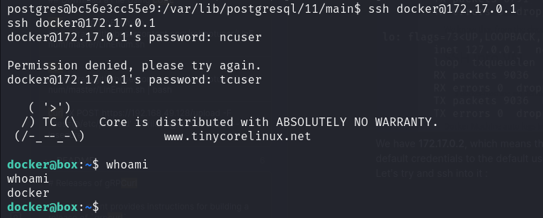 SSH to Host